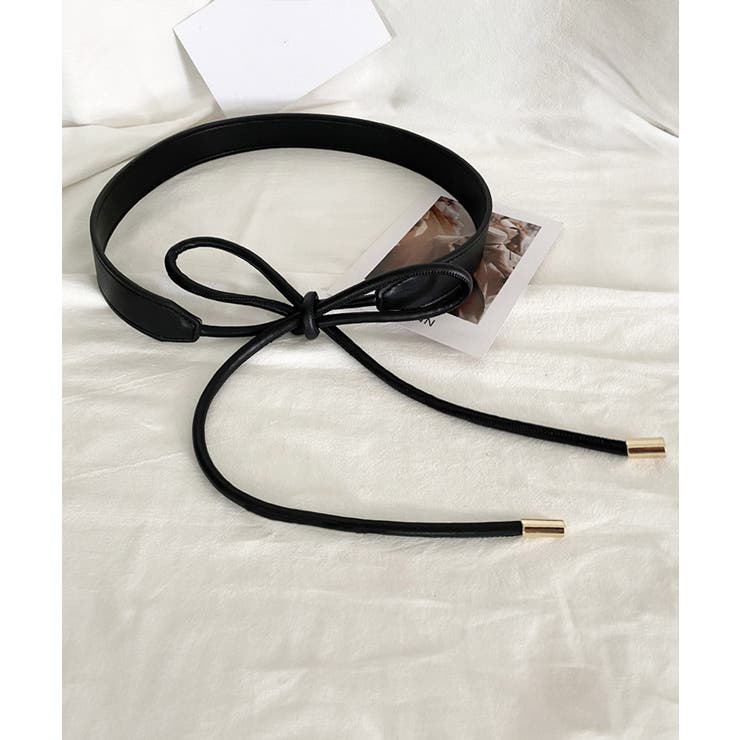 細ベルト リボン結び ウエストマーク | Miniministore | 詳細画像14 