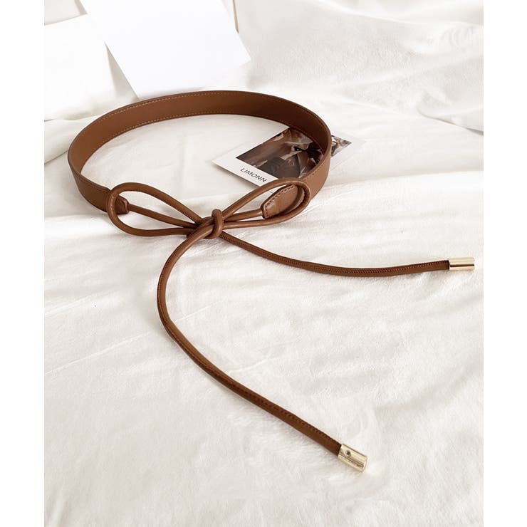 細ベルト リボン結び ウエストマーク | Miniministore | 詳細画像16 