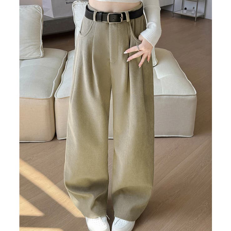 ベージュ*裏起毛なし | コーデュロイパンツ裏起毛ノーマル2タイプ | Miniministore