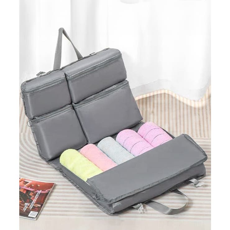 グレー | トラベルポーチ吊り下げランジェリーポーチ | Miniministore