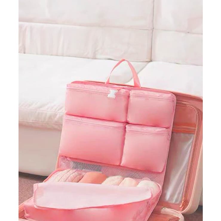 ピンク | トラベルポーチ吊り下げランジェリーポーチ | Miniministore