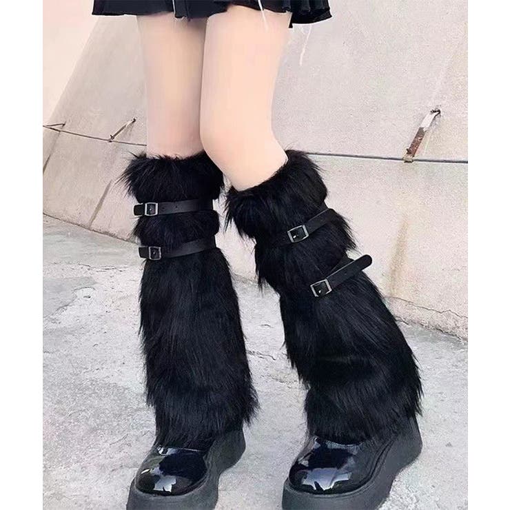 ブラック | レッグウォーマー ベルト付きレッグカバー | SUNSHINE CLOSET