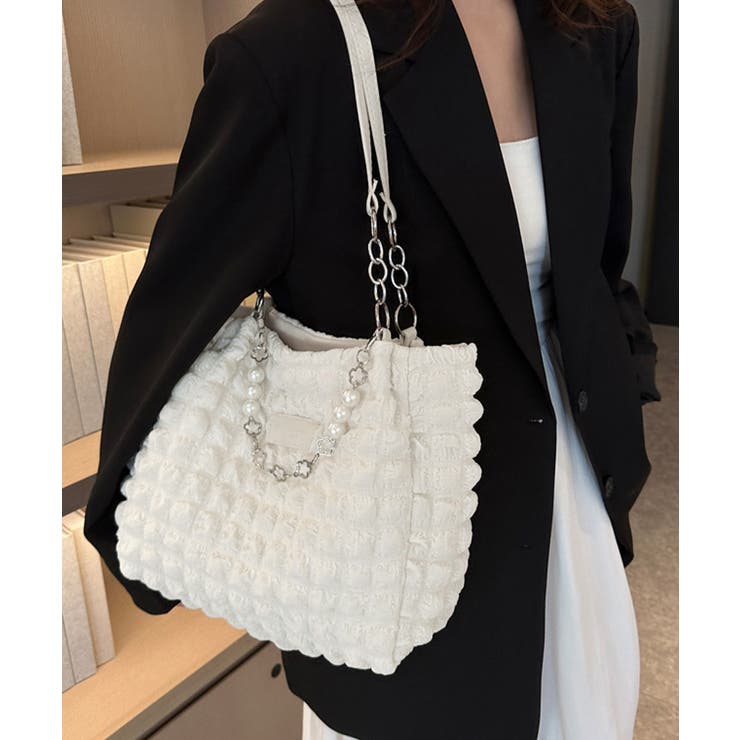 ポップコーントートバッグワッフル風バッグ[品番：II000011912]｜Miniministore（ミニミニストア ）のレディースファッション通販｜SHOPLIST（ショップリスト）