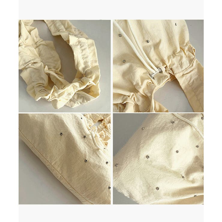 ギャザートートバッグ 巾着型トート大容量 | Miniministore | 詳細画像24 