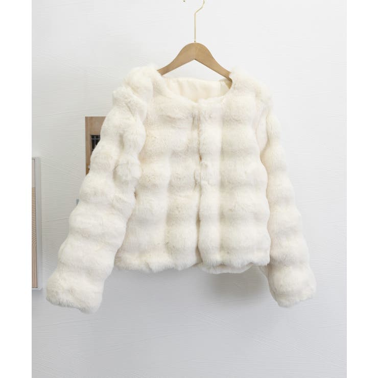 エコファーコートショートファージャケット [品番：II000011882]｜Miniministore（ミニミニストア）のレディースファッション通販｜SHOPLIST（ショップリスト）