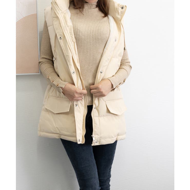 モックネック ニットトップス 長袖秋冬服 | Miniministore | 詳細画像19 