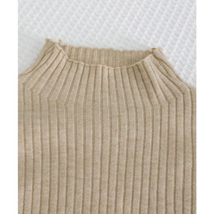 モックネック ニットトップス 長袖秋冬服 | Miniministore | 詳細画像22 