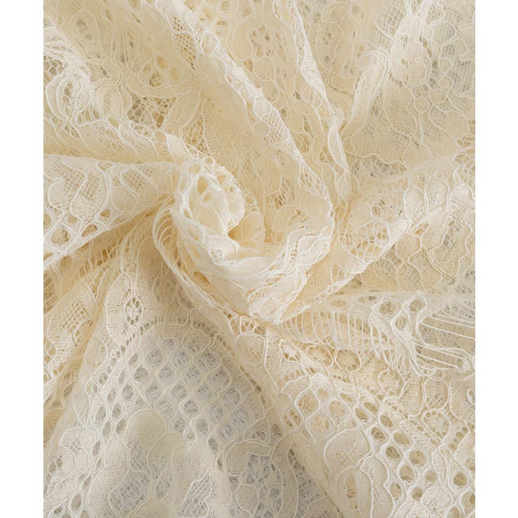 総レースブラウスVネックシースルーシャツ | Miniministore | 詳細画像23 