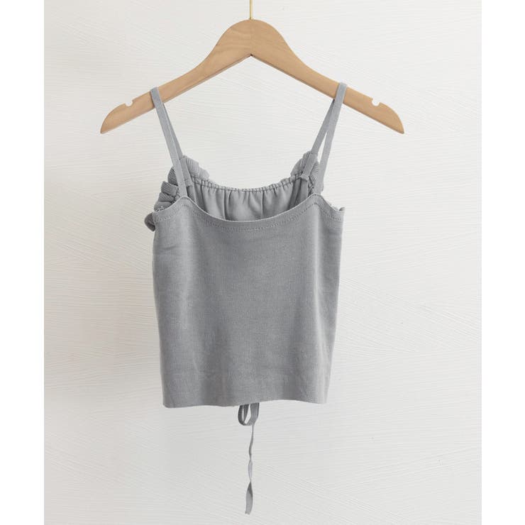 レースアップニットキャミソールレディース | Miniministore | 詳細画像17 