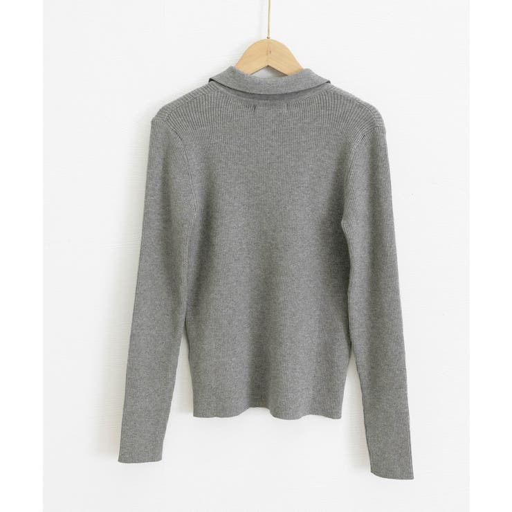 ポロリブニットトップス ベーシック春秋服 | Miniministore | 詳細画像20 