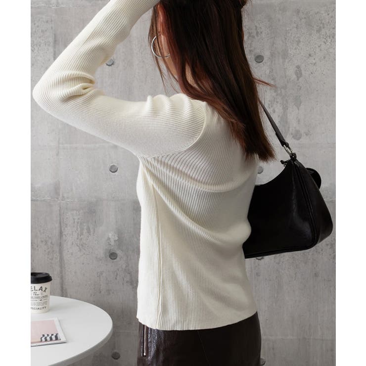 ポロリブニットトップス ベーシック春秋服 | Miniministore | 詳細画像23 