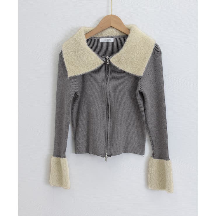 ダブルジップニットカーディガンショート丈 | Miniministore | 詳細画像25 