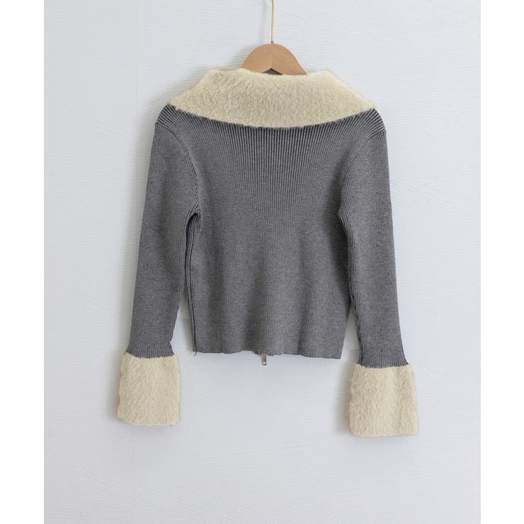 ダブルジップニットカーディガンショート丈 | Miniministore | 詳細画像26 