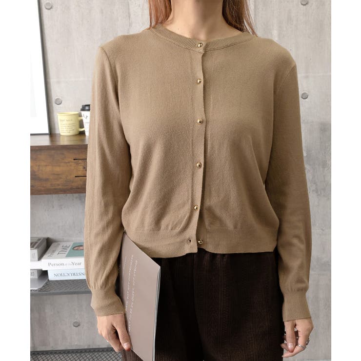 金ボタンショートニットカーディガン韓国風 | Miniministore | 詳細画像24 