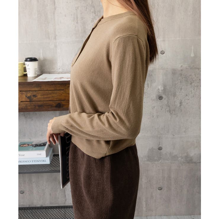 金ボタンショートニットカーディガン韓国風 | Miniministore | 詳細画像25 