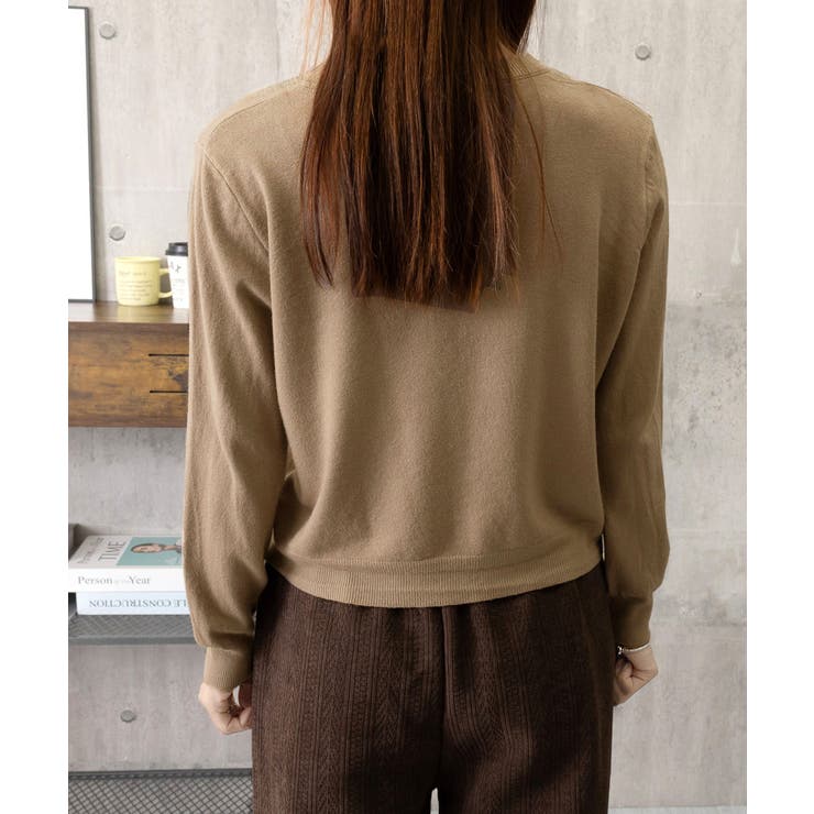 金ボタンショートニットカーディガン韓国風 | Miniministore | 詳細画像26 