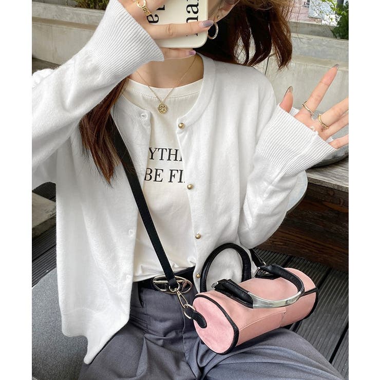 金ボタンショートニットカーディガン韓国風 | Miniministore | 詳細画像9 