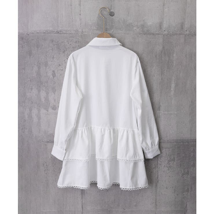 ティアードチュニックシャツワンピース長袖 | Miniministore | 詳細画像18 