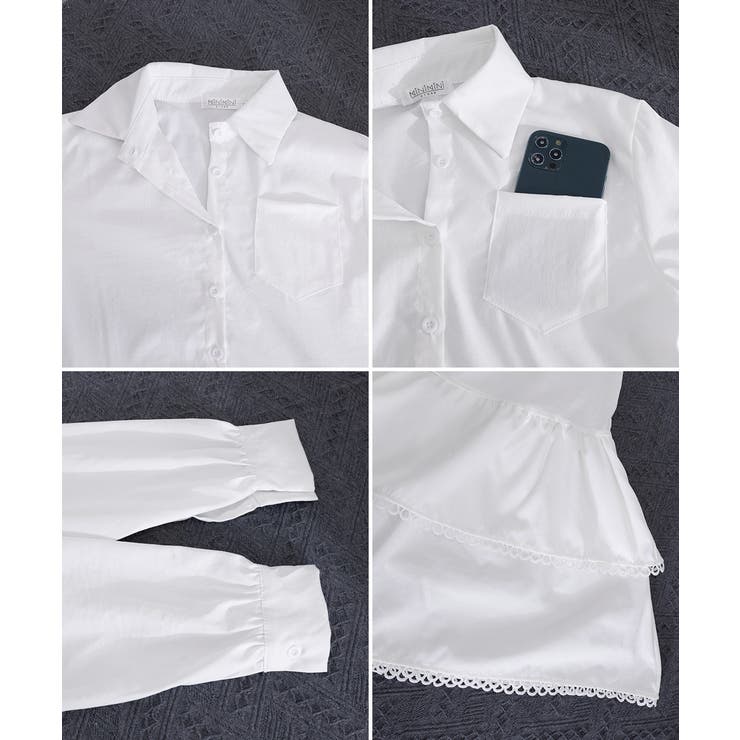 ティアードチュニックシャツワンピース長袖 | Miniministore | 詳細画像19 
