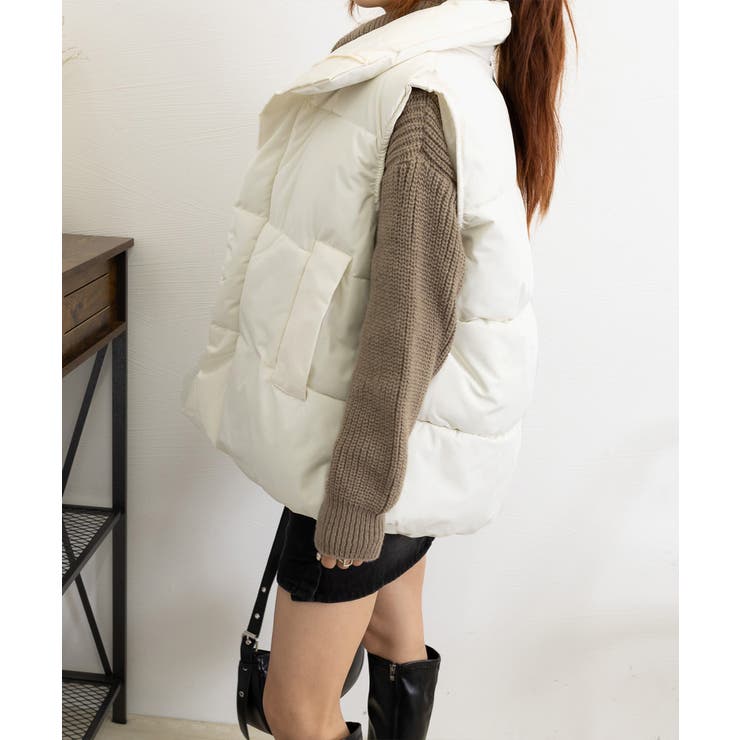 エコダウンベストレディース暖か中綿ベスト | Miniministore | 詳細画像14 