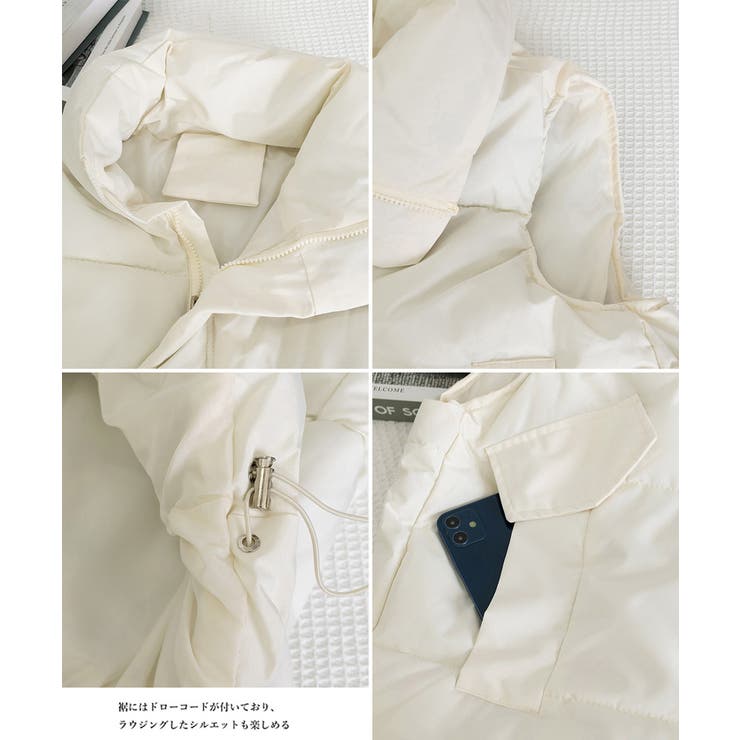 エコダウンベストレディース暖か中綿ベスト | Miniministore | 詳細画像21 