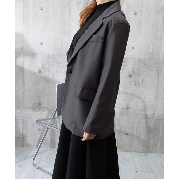 テーラードジャケット ゆったりレディース | Miniministore | 詳細画像16 