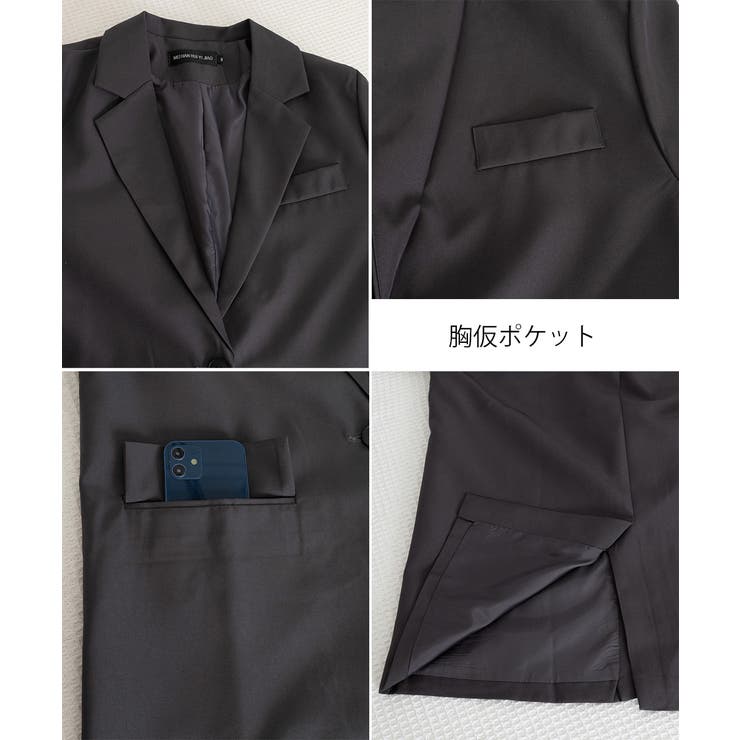 テーラードジャケット ゆったりレディース | Miniministore | 詳細画像19 
