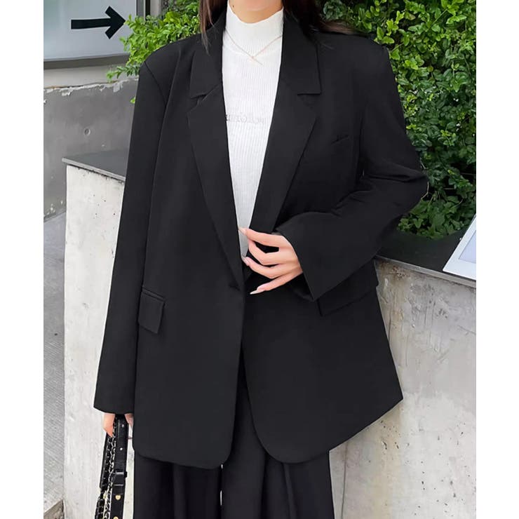 テーラードジャケット ゆったりレディース | Miniministore | 詳細画像4 