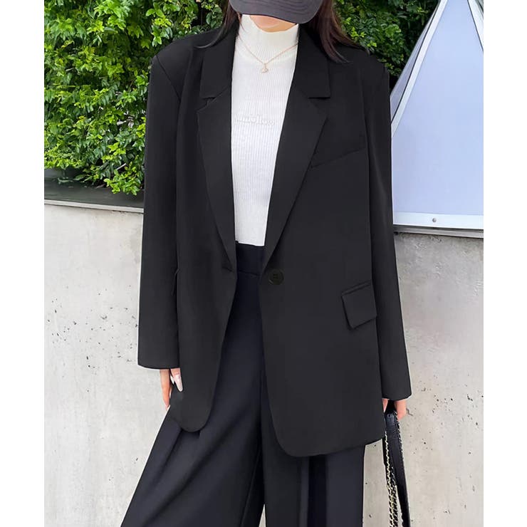 テーラードジャケット ゆったりレディース | Miniministore | 詳細画像5 