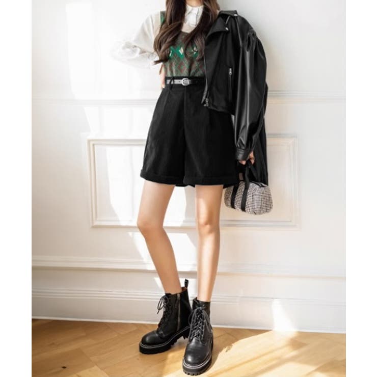 コーデュロイショートパンツ ハイウエスト | Miniministore | 詳細画像7 
