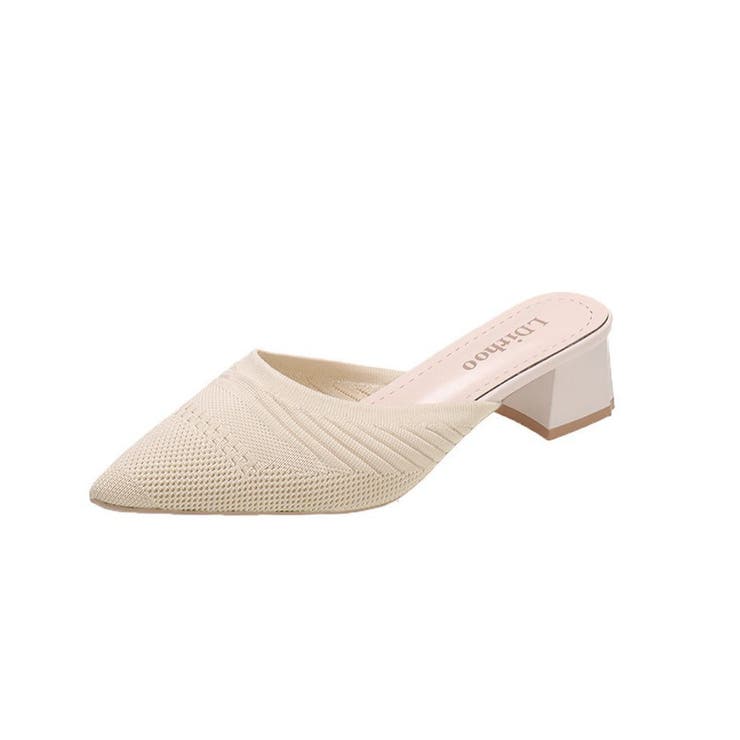 ニットミュールパンプス チャンキーヒール | Miniministore | 詳細画像22 