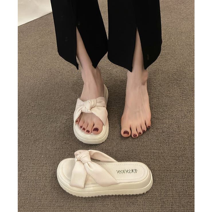 厚底サンダル ミュールサンダル 美脚 夏 | Miniministore | 詳細画像2 