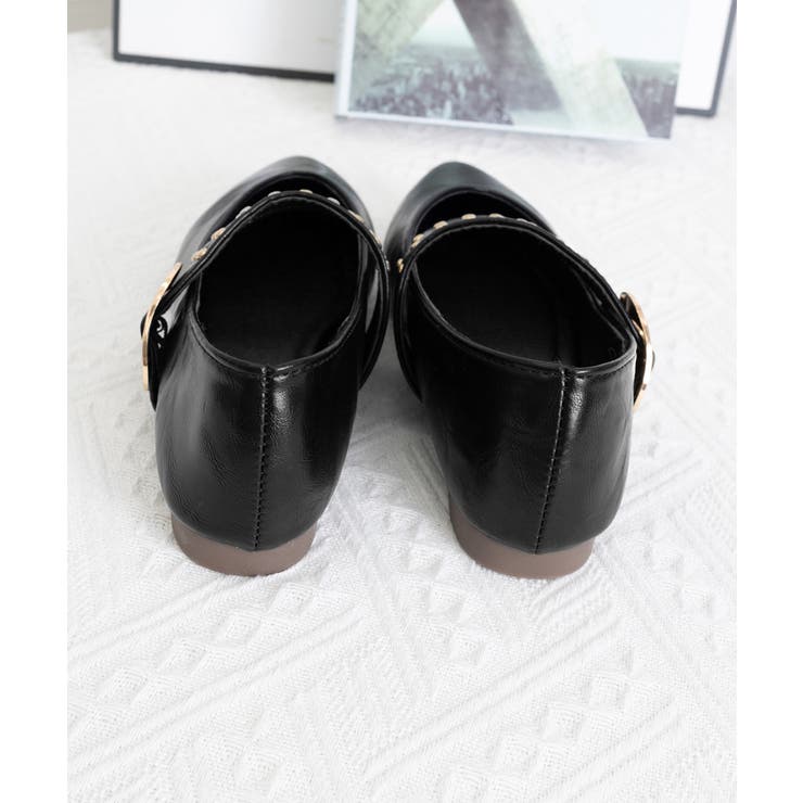 スタッズ付きメアリージェーンパンプス浅口 | Miniministore | 詳細画像16 