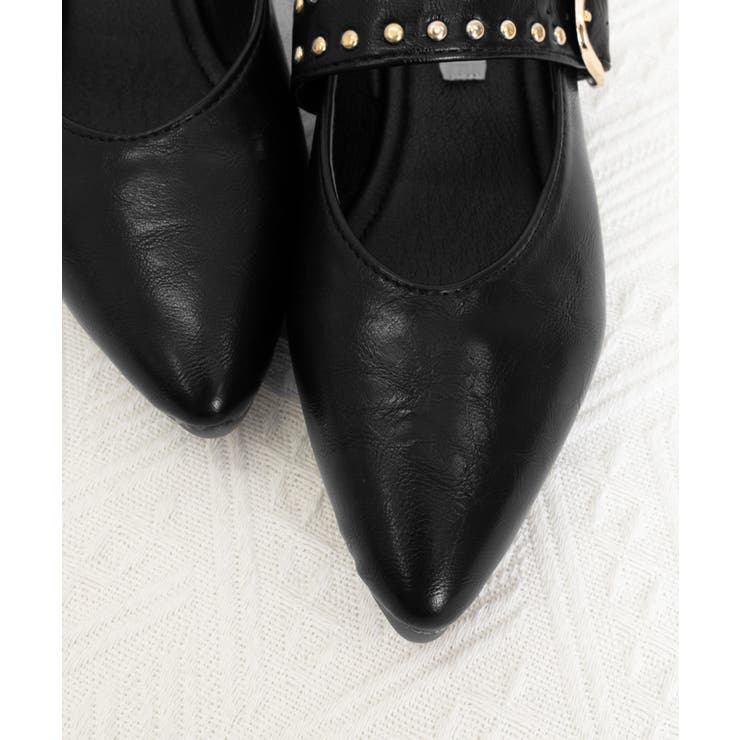 スタッズ付きメアリージェーンパンプス浅口 | Miniministore | 詳細画像17 