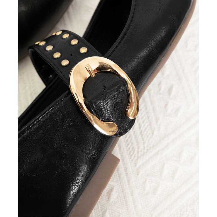 スタッズ付きメアリージェーンパンプス浅口 | Miniministore | 詳細画像18 