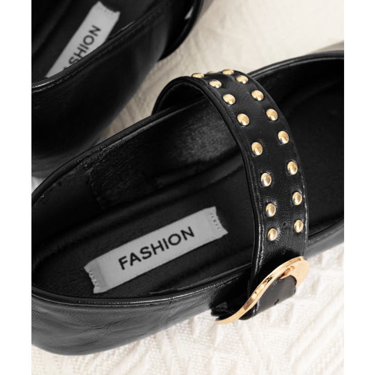 スタッズ付きメアリージェーンパンプス浅口 | Miniministore | 詳細画像19 