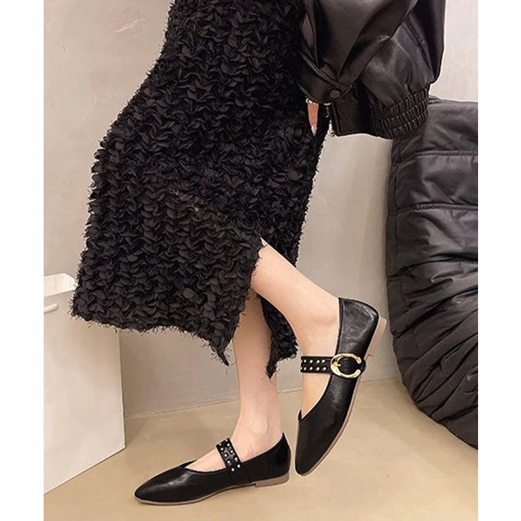 スタッズ付きメアリージェーンパンプス浅口 | Miniministore | 詳細画像6 