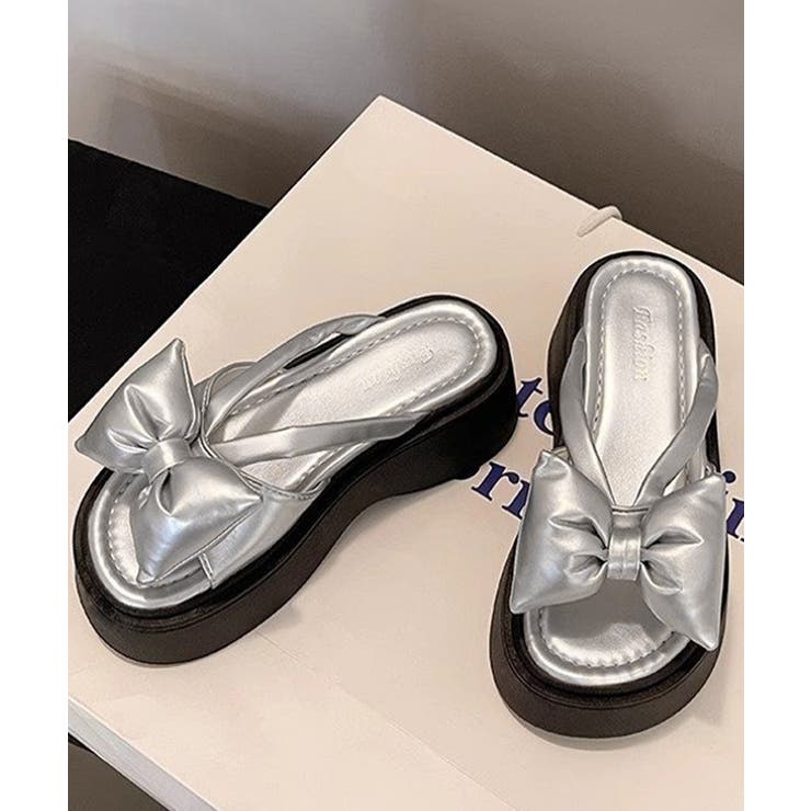 リボンサンダルレディース厚底サンダル夏靴 | Miniministore | 詳細画像13 
