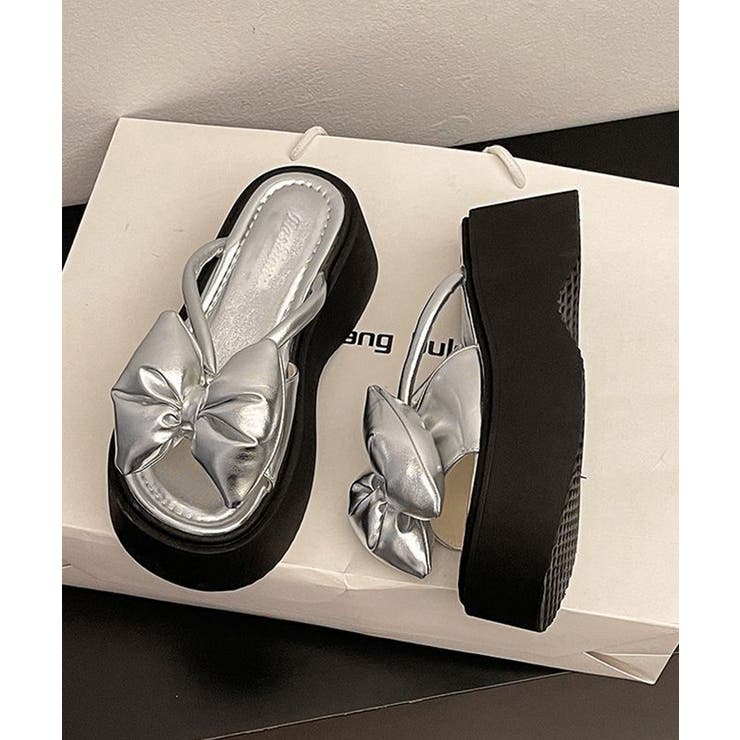 リボンサンダルレディース厚底サンダル夏靴 | Miniministore | 詳細画像14 