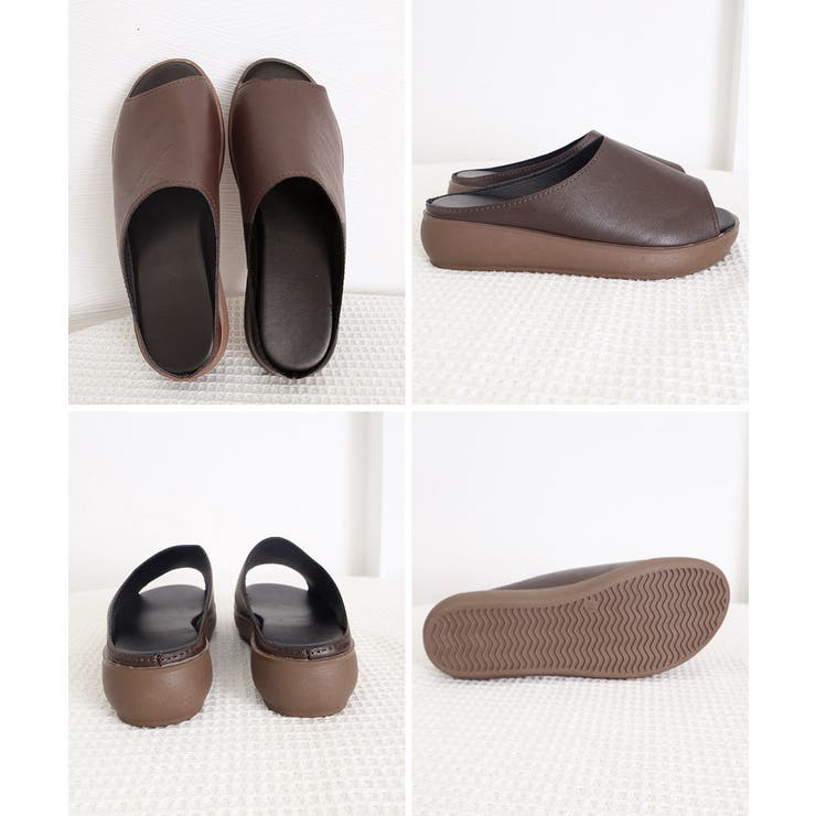 サボサンダル PUレザー厚底サンダル軽量 | Miniministore | 詳細画像12 
