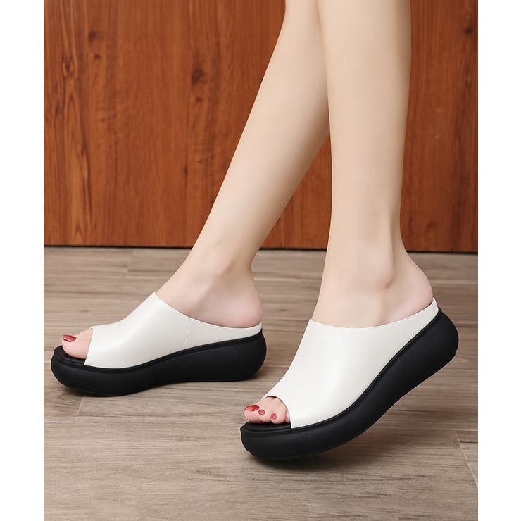 サボサンダル PUレザー厚底サンダル軽量 | Miniministore | 詳細画像6 