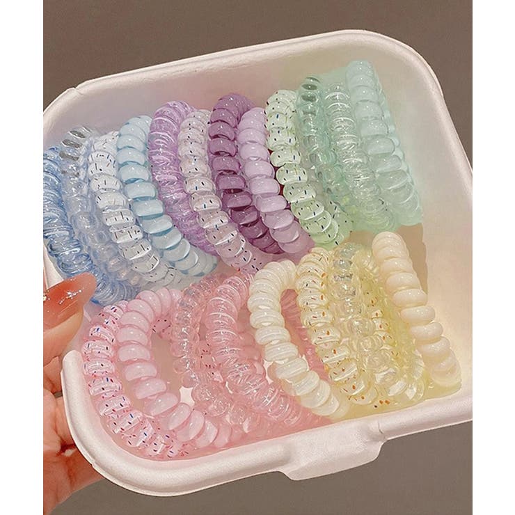 クリアヘアゴム透明感ヘアアクセ4点セット | Miniministore | 詳細画像17 