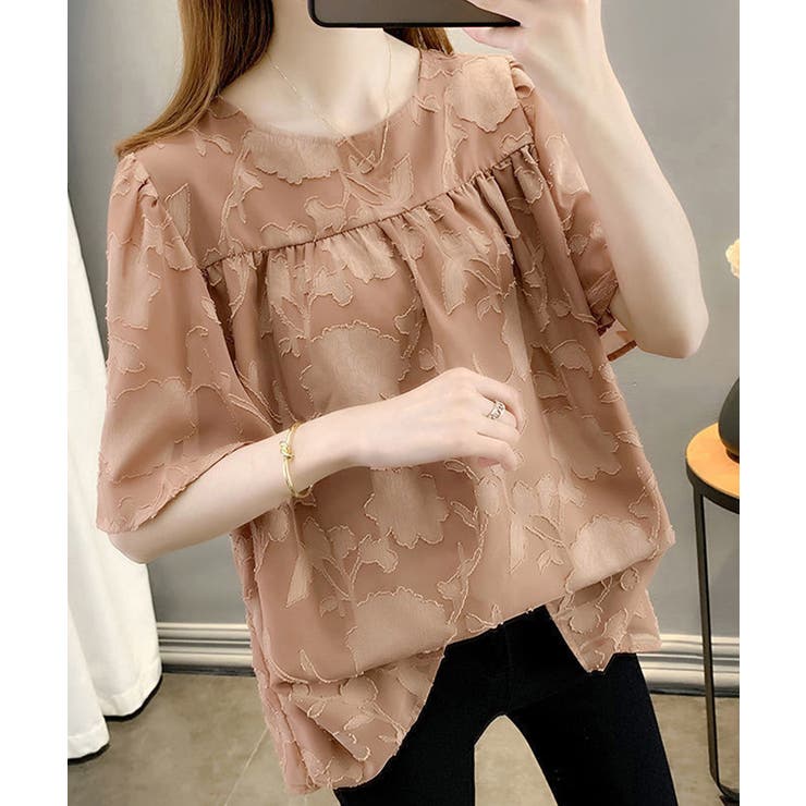 フレア袖シフォンブラウス レディース夏服 | Miniministore | 詳細画像11 