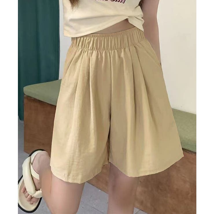 韓国バミューダパンツ パンツ 切り替え迷彩柄 ショートパンツ aimoha-KIDS-】迷彩柄ショートパンツ（その他パンツ）｜aimoha