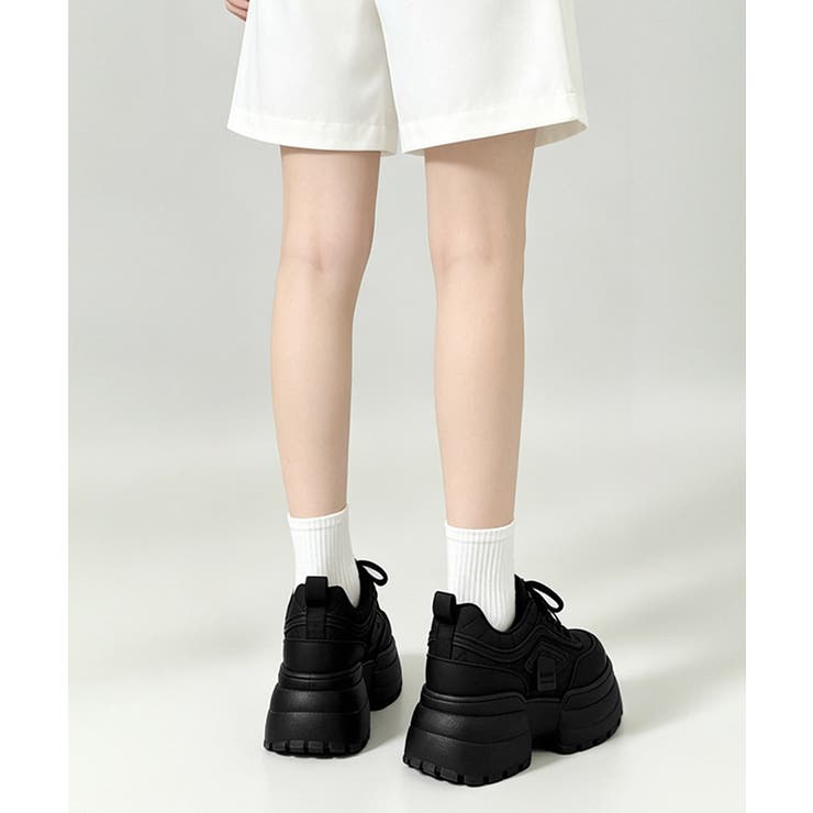 キルティング厚底スニーカーレディース美脚 | Miniministore | 詳細画像15 
