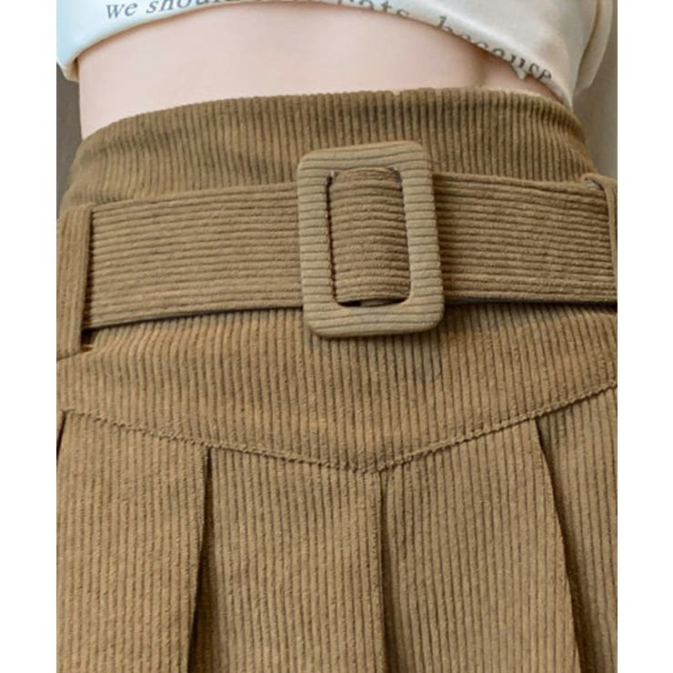 プリーツスカートコーデュロイミニスカート | Miniministore | 詳細画像8 