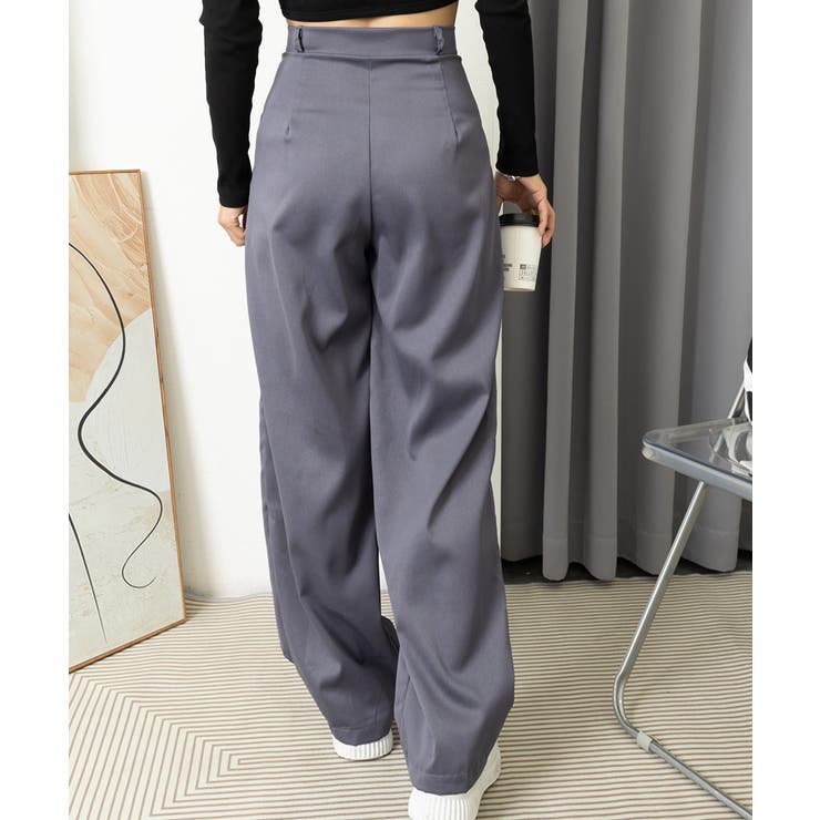 ウエストラップスラックスパンツレディース | Miniministore | 詳細画像21 