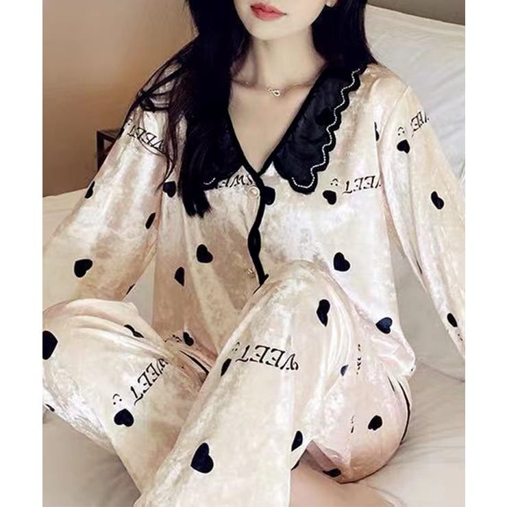 ベロア調パジャマ レディース部屋着セット | Miniministore | 詳細画像10 