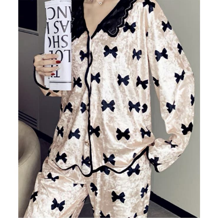 ベロア調パジャマ レディース部屋着セット | Miniministore | 詳細画像13 