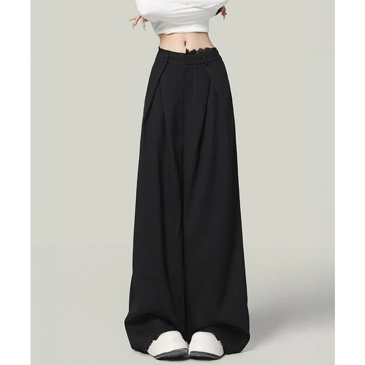 ウエストレースワイドパンツボックスタック | Miniministore | 詳細画像9 